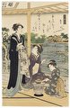 Kuronushi, 1915 Watanabe Reprint by Eishi (1756 - 1829)