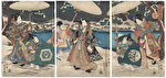 Snow, 1852 by Kunisada II (1823 - 1880)