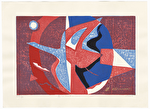Composition with Birds, 1969 by Yoshiharu Kimura (born 1934)