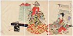 Mikagura Performance, 1895 by Chikanobu (1838 - 1912)