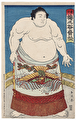 Sumo Wrestler Umenotani Otomatsu, 1898 by Gyokuha