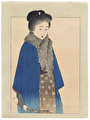 Red Peach Kuchi-e Print, 1908 by Takeuchi Keishu (1847 - 1915)