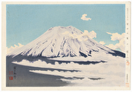 Fuji in Snow by Tokuriki (1902 - 1999)