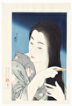 Combing the Hair by Torii Kotondo (1900 - 1976)